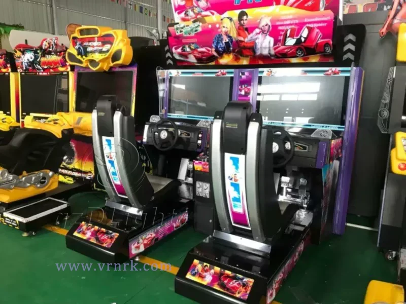 2 players 32 Inch LCD Racing Car Machine