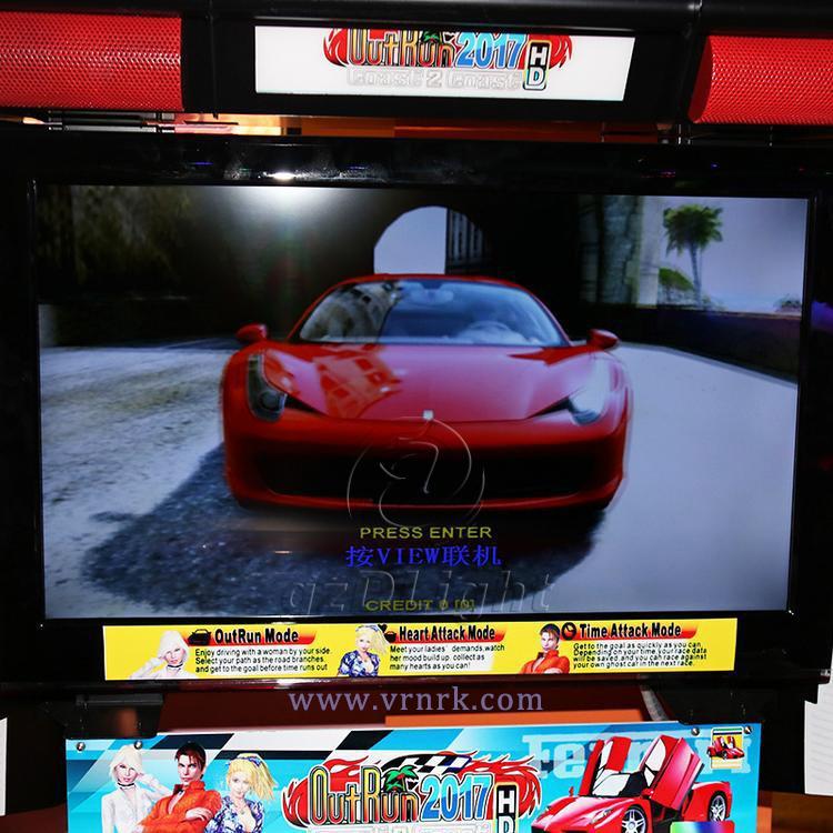 32 inch LCD Car Racing Game Machine