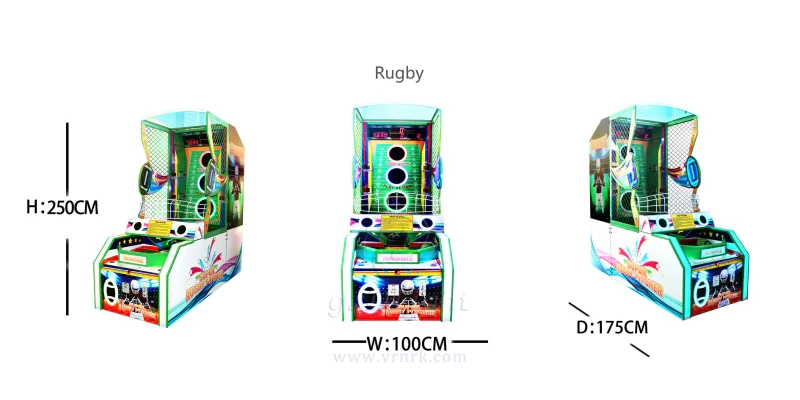 Super Rugby pitcher Arcade Game Machine